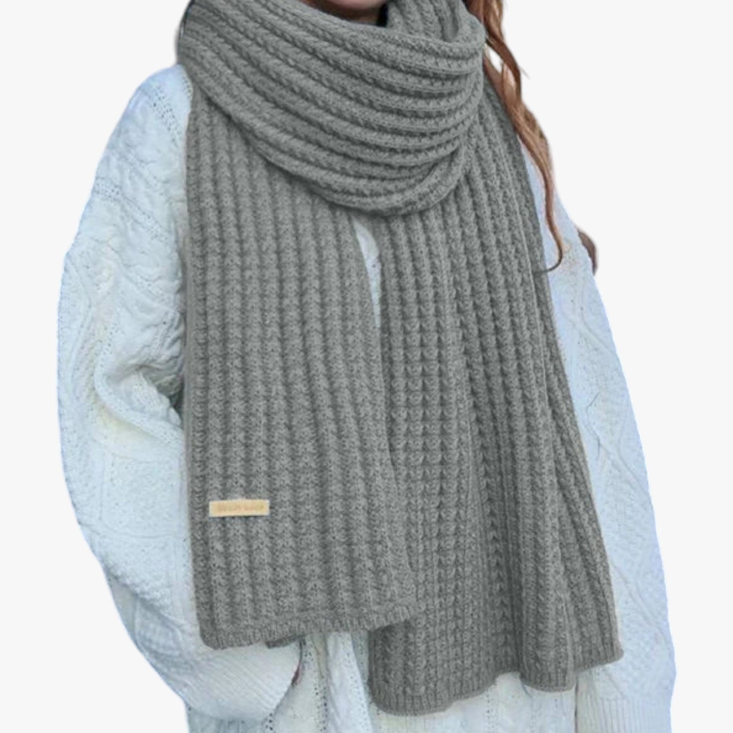Knitted Thermal Winter Scarf Neck Warmer