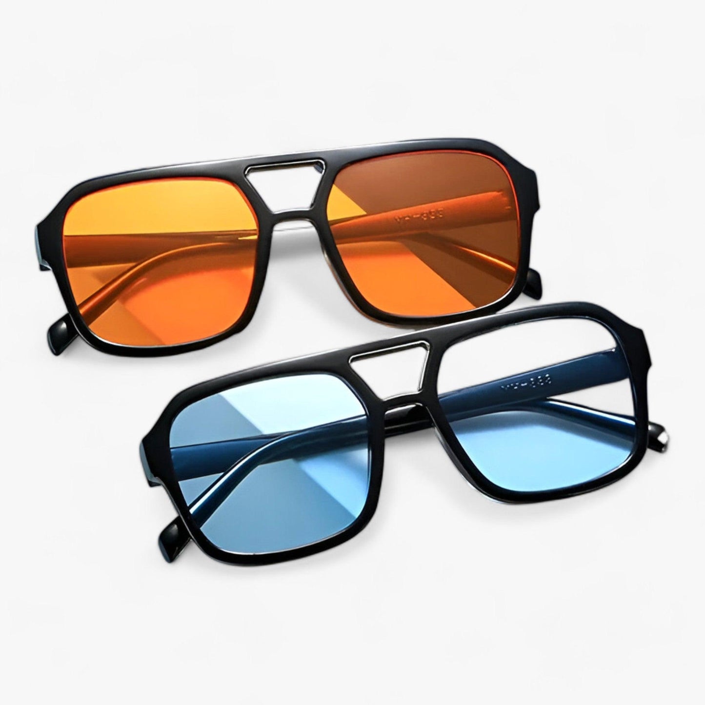Oversized Square Sunglasses Womens Vintage UV400 Eyewear
