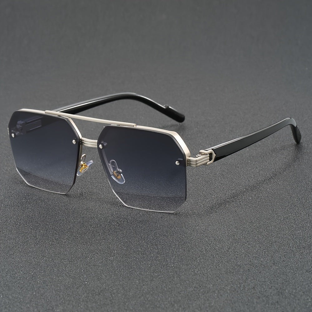 Semi Rimless Glasses Lightweight Fashion Eyewear Frame