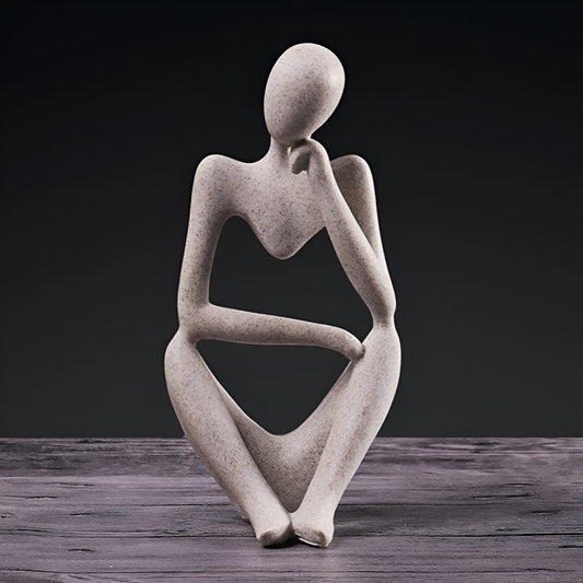 Abstract Thinker Sculpture Modern Resin Decorative Ornament