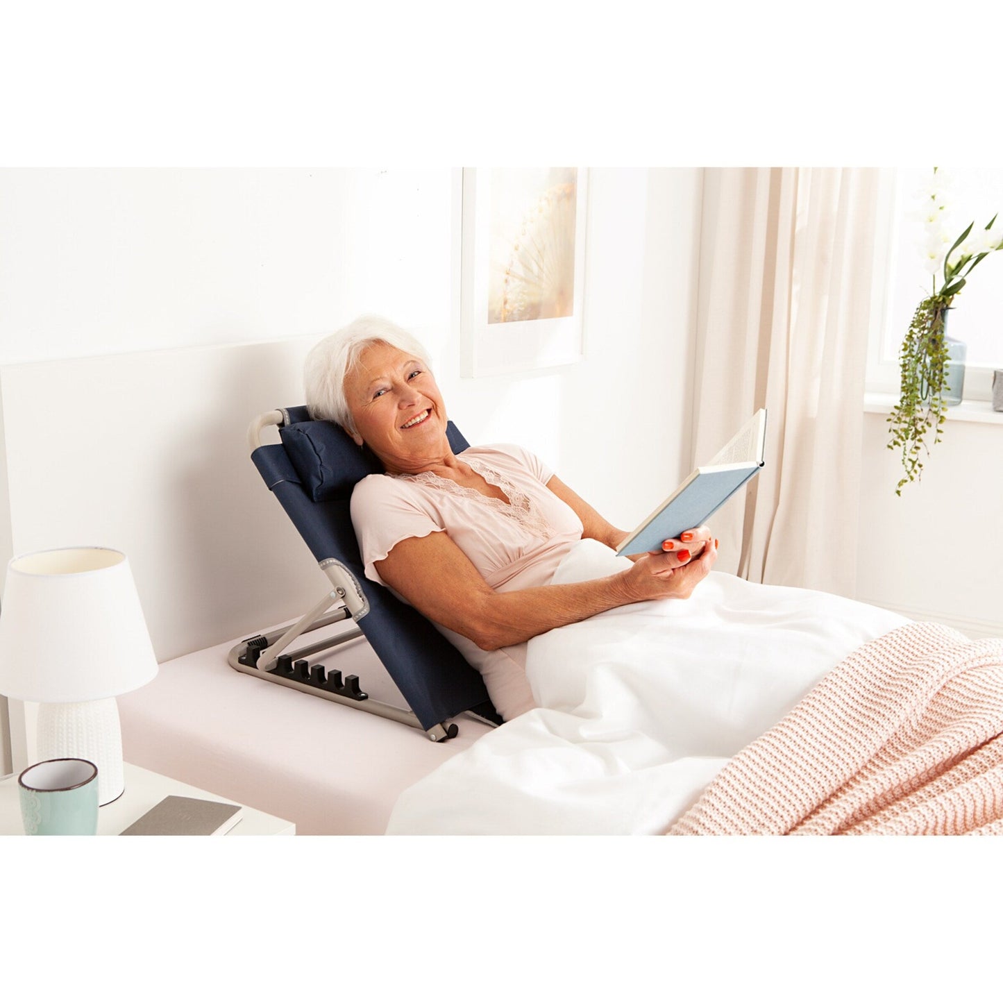 Adjustable Back Support Cushion Reclining Lumbar Support With Neck Pillow