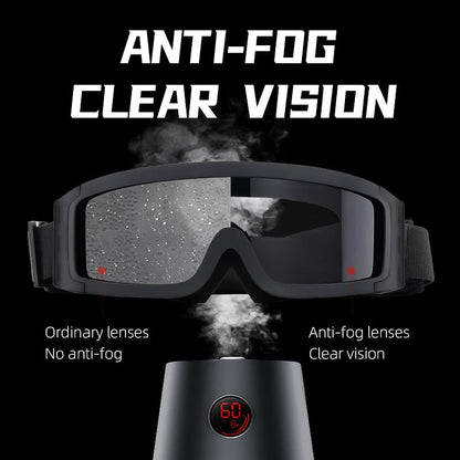 Anti Fog Motorcycle Goggles Over Glasses Riding Eyewear