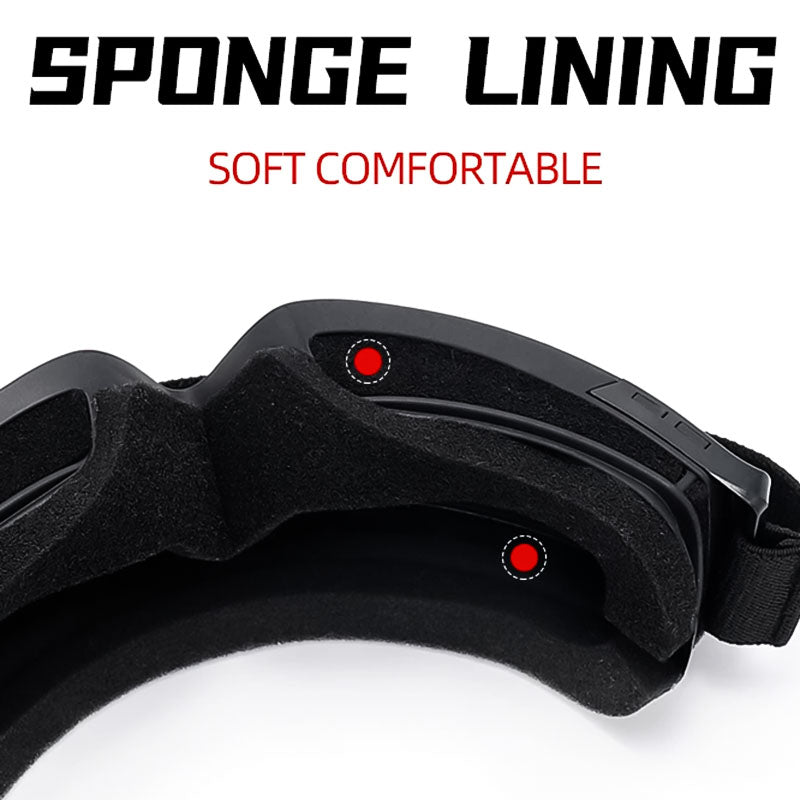 Anti Fog Motorcycle Goggles Over Glasses Riding Eyewear
