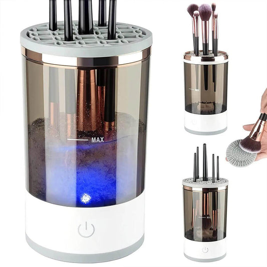 Automatic Makeup Brush Cleaner Electric Rotating Clean Dryer Tool