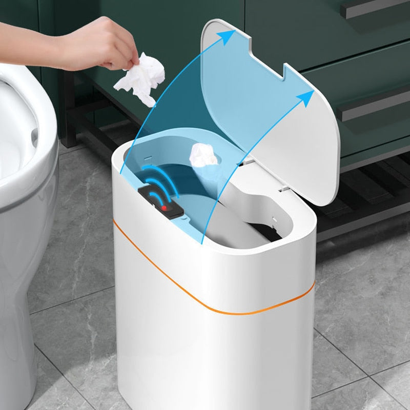 Automatic Sensor Trash Bin Touchless Waterproof Kitchen Waste Bin