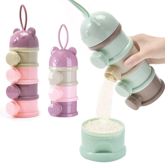 Baby Formula Dispenser Tower Milk Powder Storage Travel Snack Container