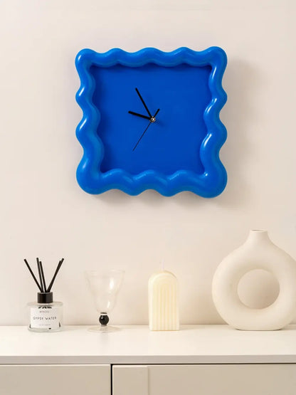 Biscuit Shape Wall Clock Modern Silent Decorative Clock