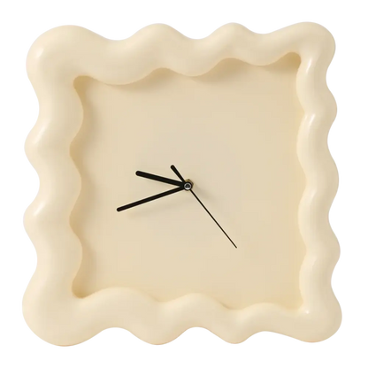 Biscuit Shape Wall Clock Modern Silent Decorative Clock