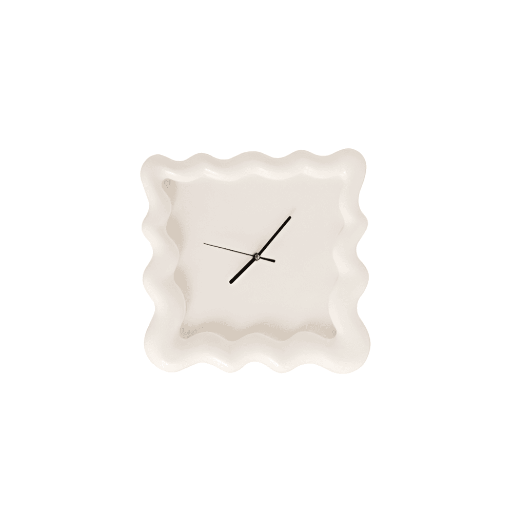 Biscuit Shape Wall Clock Modern Silent Decorative Clock