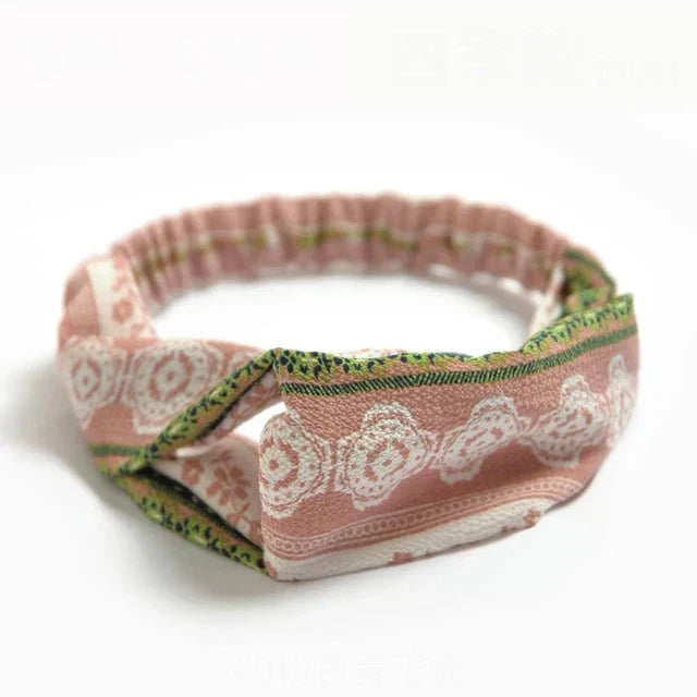 Bohemian Print Headband Vintage Cotton Hair Bandana