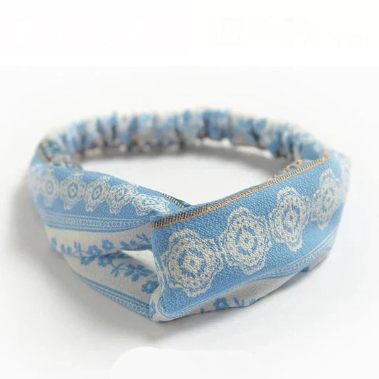 Bohemian Print Headband Vintage Cotton Hair Bandana