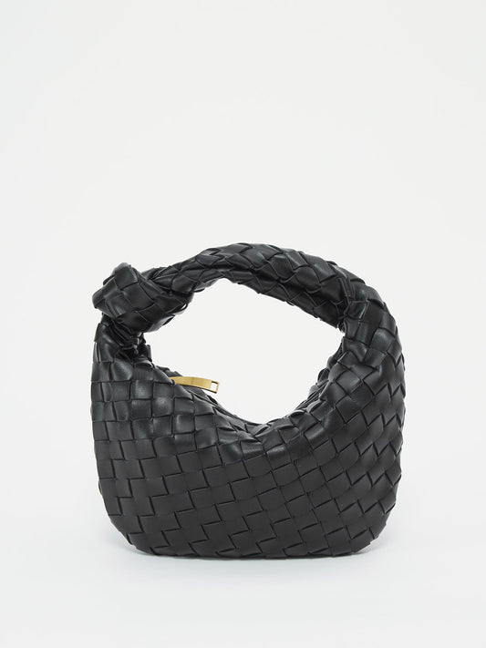 Braided Detail Handbag Chic Everyday Shoulder Tote