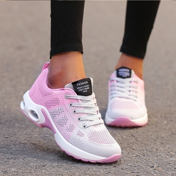 Breathable Womens Walking Sneakers Arch Support Shoes