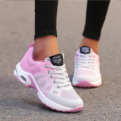 Breathable Womens Walking Sneakers Arch Support Shoes