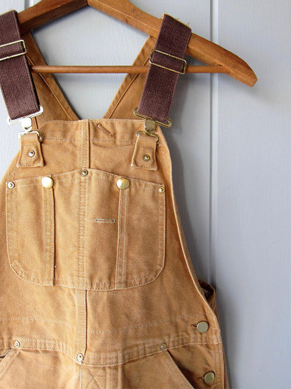 Canvas Work Overalls Mens Utility Dungarees Adjustable Bib Pants