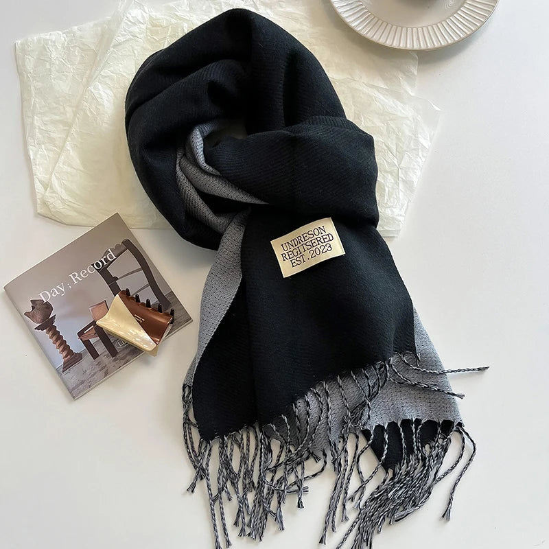 Cashmere Blend Winter Scarf Soft Warm Unisex Fashion Wrap