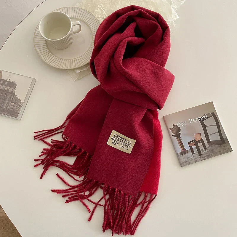 Cashmere Blend Winter Scarf Soft Warm Unisex Fashion Wrap