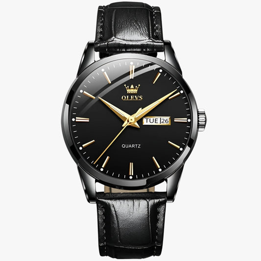 Classic Waterproof Leather Strap Mens Watch