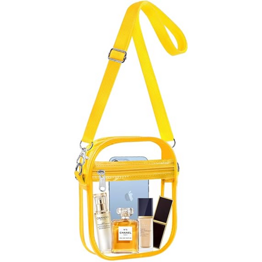 Clear Crossbody Bag with Adjustable Strap