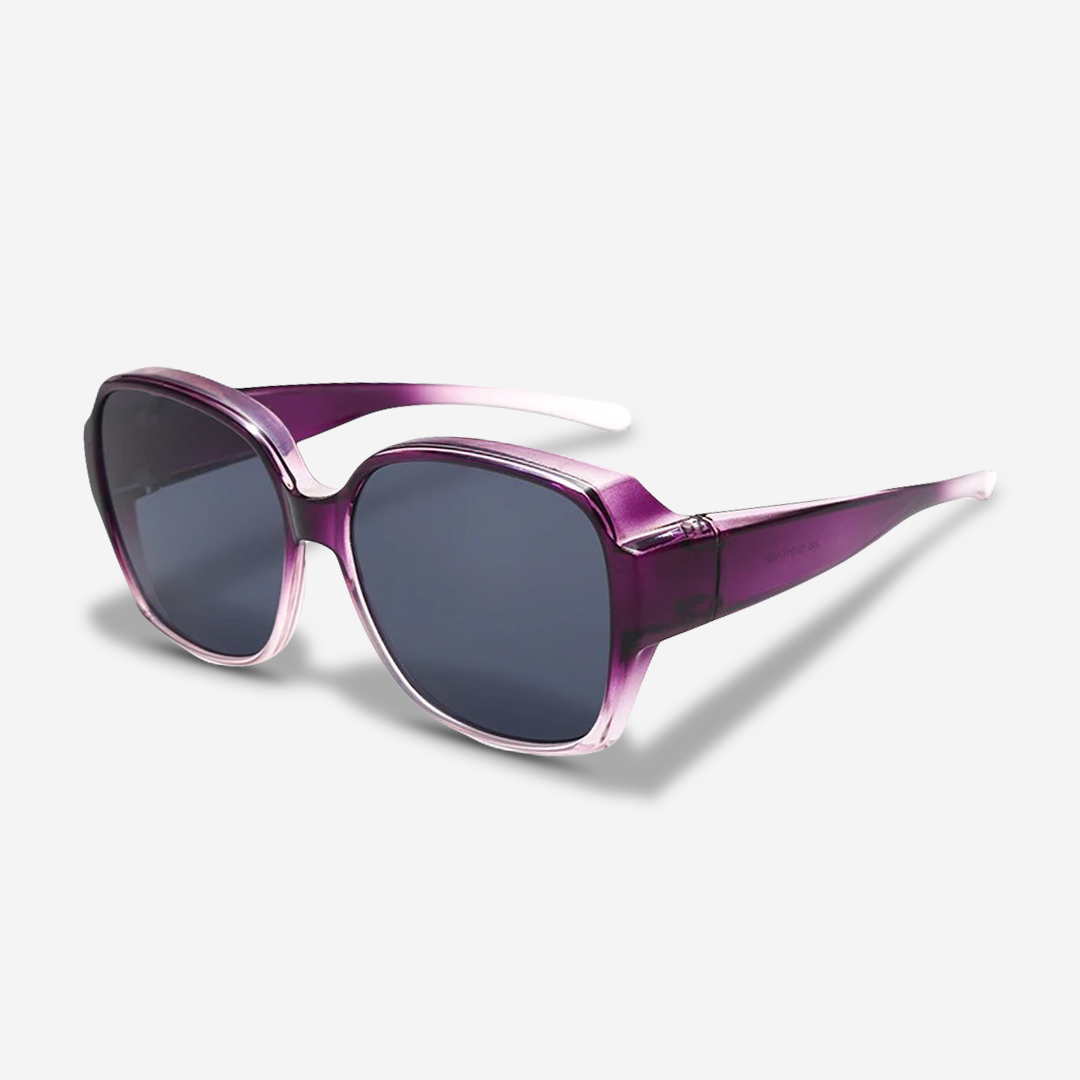 Clip On Sunglasses UV400 Anti Glare Lens Glasses Overlay