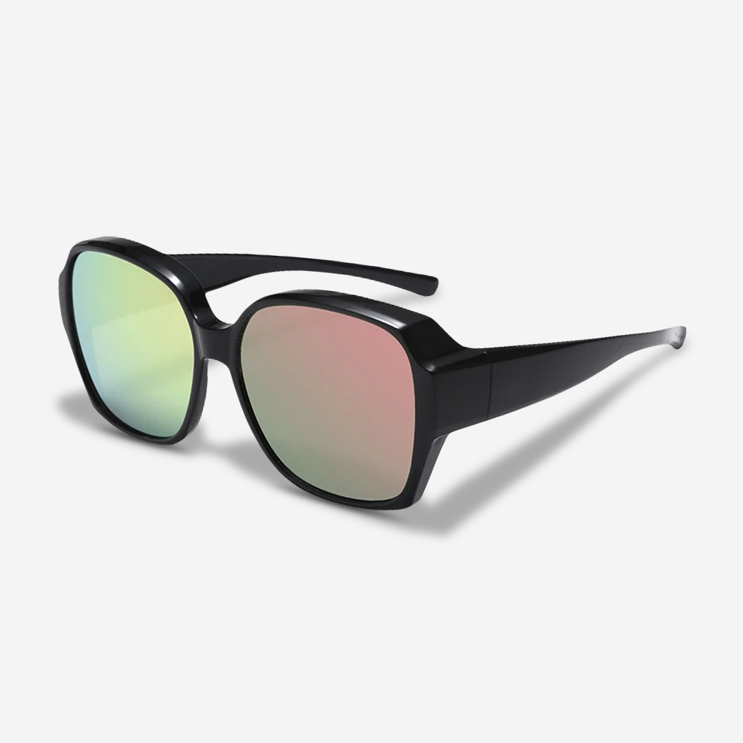Clip On Sunglasses UV400 Anti Glare Lens Glasses Overlay