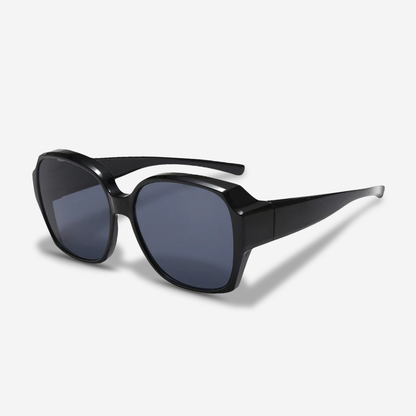 Clip On Sunglasses UV400 Anti Glare Lens Glasses Overlay