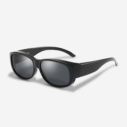 Clip On Sunglasses UV400 Anti Glare Lens Glasses Overlay