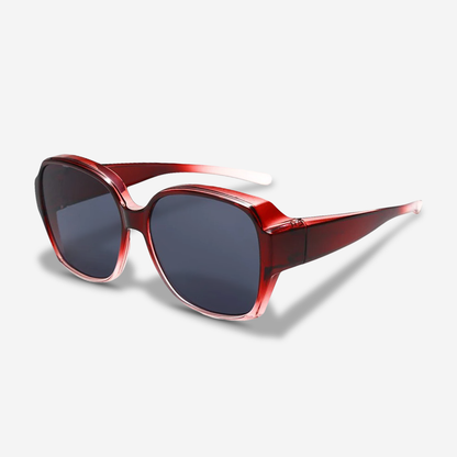 Clip On Sunglasses UV400 Anti Glare Lens Glasses Overlay