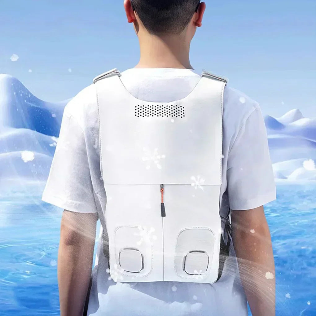 Cooling Vest Fan Powered Lightweight Waterproof Workwear Vest