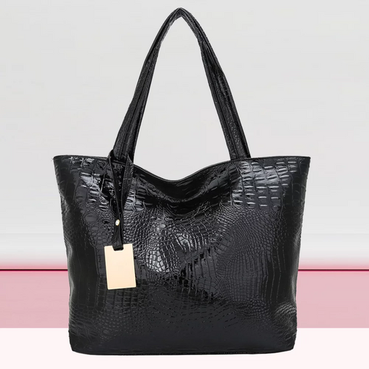Crocodile Pattern Shoulder Bag Womens Fashion Handbag