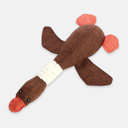 Durable Goose Dog Chew Toy Tough Interactive Pet Toy