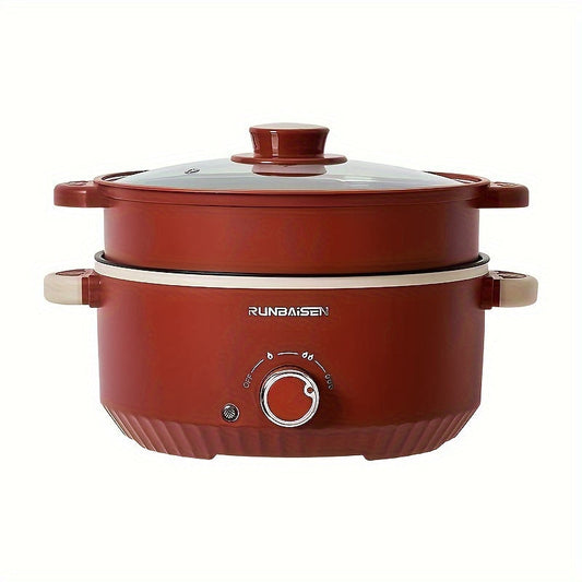 Electric Cooker Steamer Fryer Non Stick Kitchen Pot
