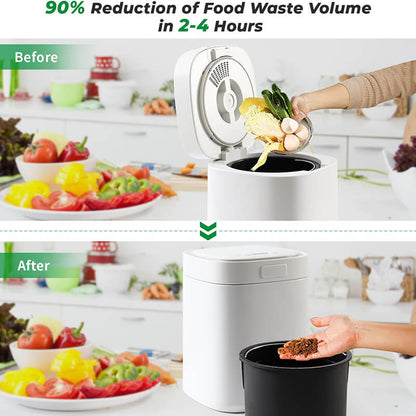 Electric Kitchen Compost Bin Food Waste Recycling Machine