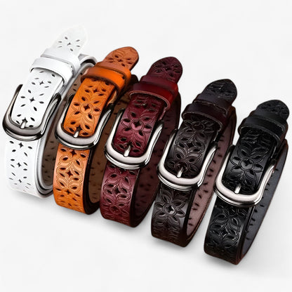 Elegant Genuine Leather Womens Waist Belt