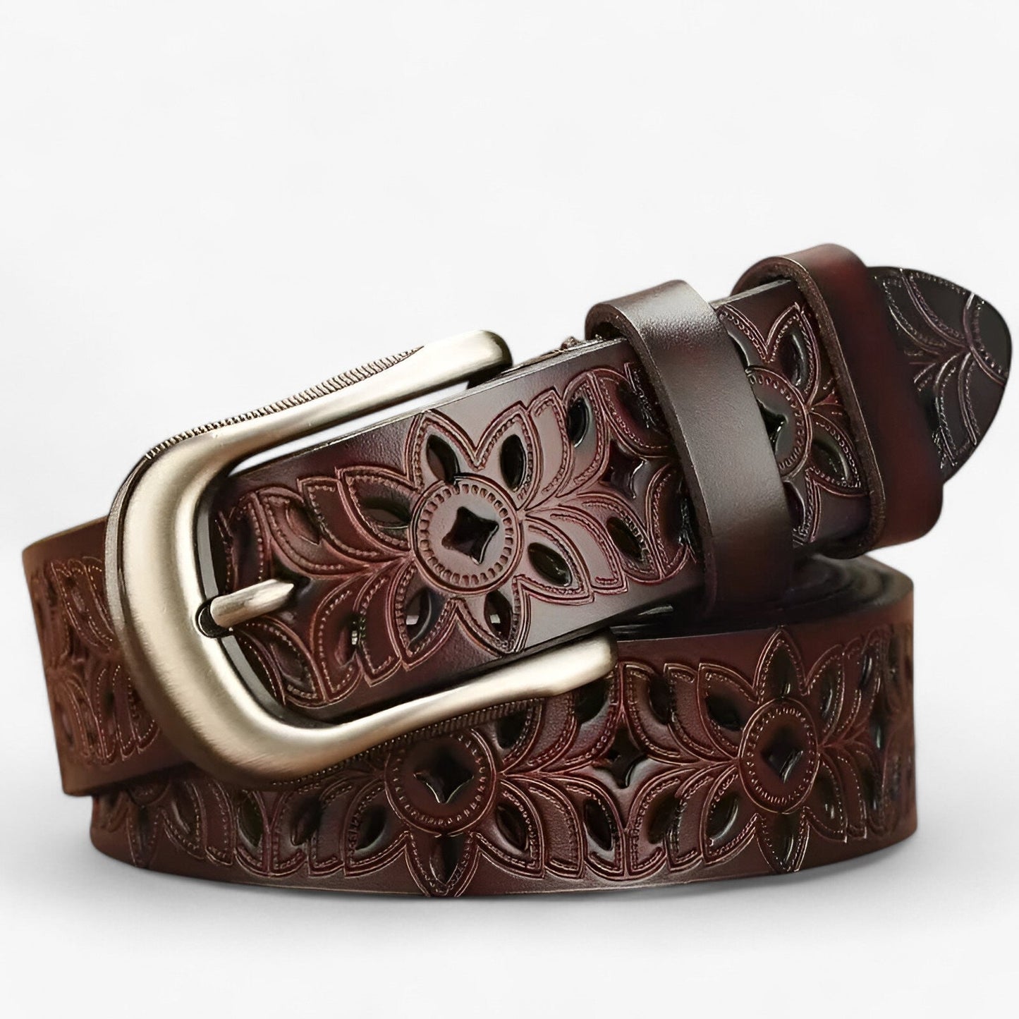 Elegant Genuine Leather Womens Waist Belt