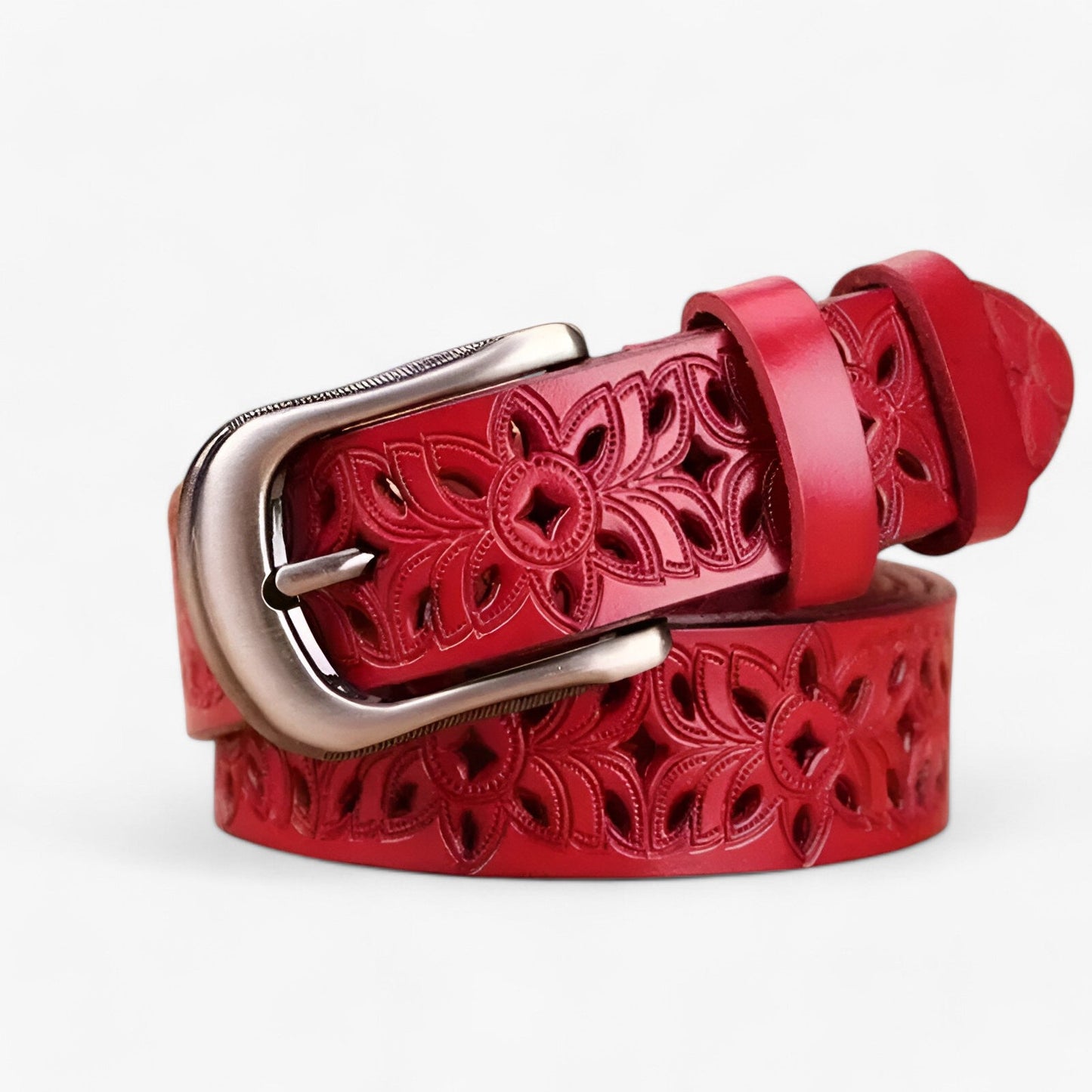 Elegant Genuine Leather Womens Waist Belt