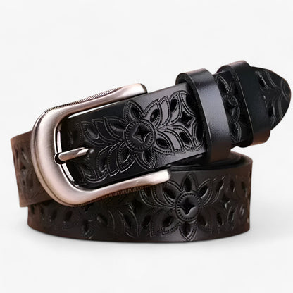 Elegant Genuine Leather Womens Waist Belt