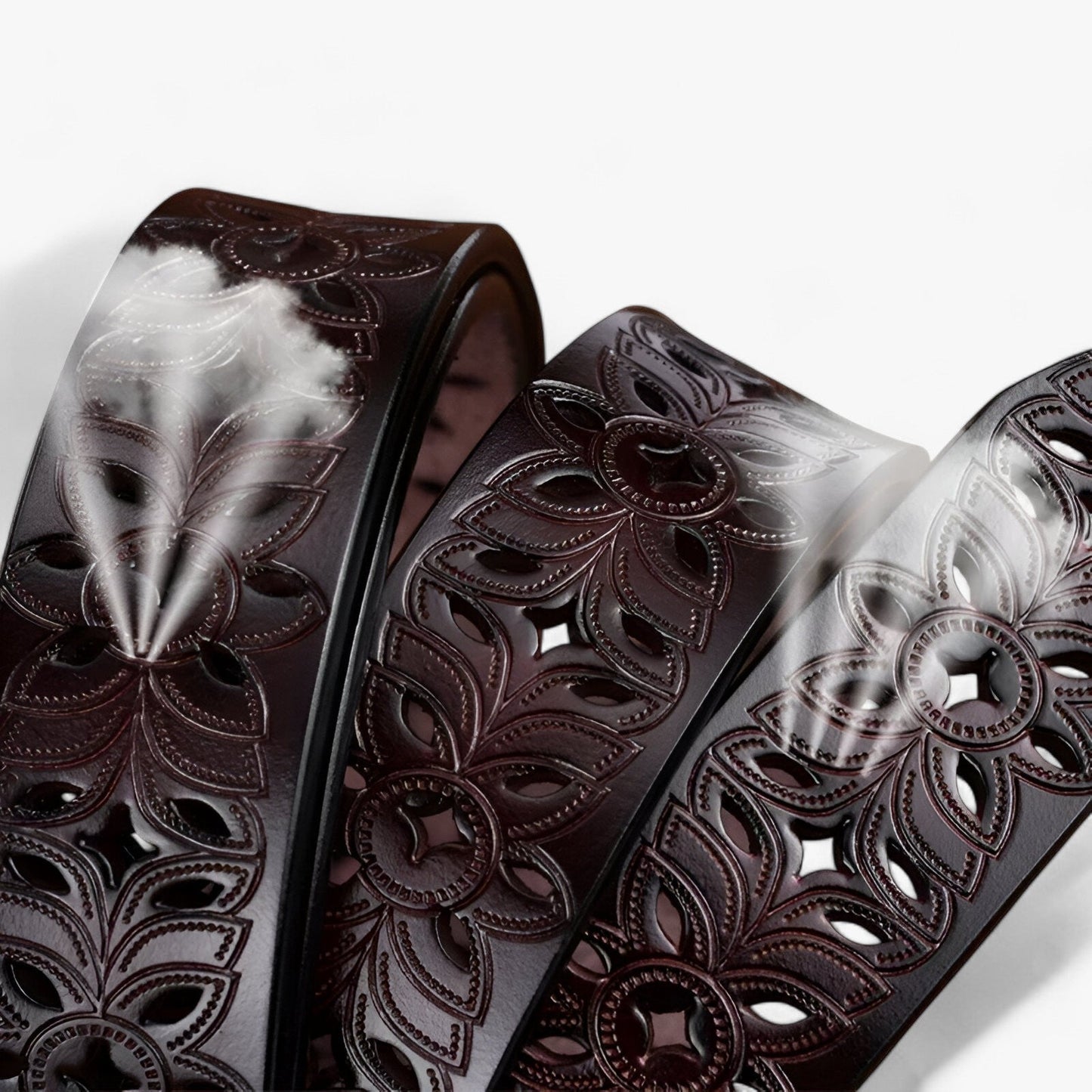 Elegant Genuine Leather Womens Waist Belt
