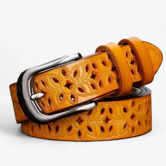 Elegant Genuine Leather Womens Waist Belt