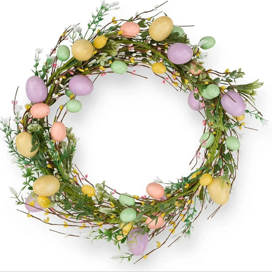 Festive Silk Flower Garland Decorative Floral Vine 1.7m