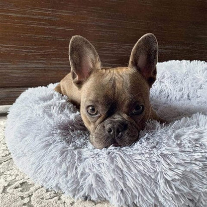 Fluffy Calming Pet Bed Anti Anxiety Plush Dog Cushion