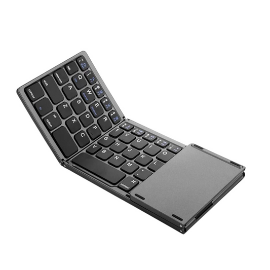 Foldable Bluetooth Keyboard With Touchpad Portable Wireless Keyboard
