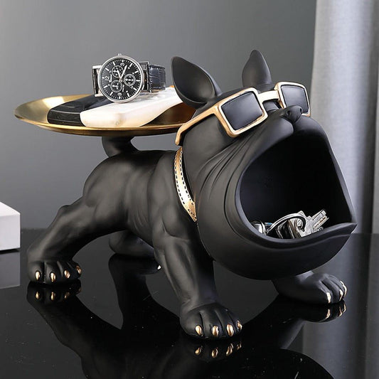 French Bulldog Butler Decorative Key and Jewelry Holder