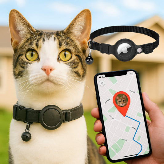 GPS Cat Collar Reflective Adjustable Safety Breakaway Collar