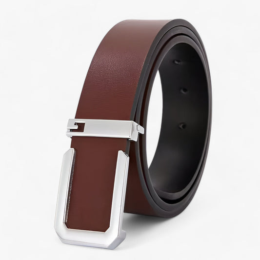 Genuine Leather Dress Belt Luxury Business Casual Style