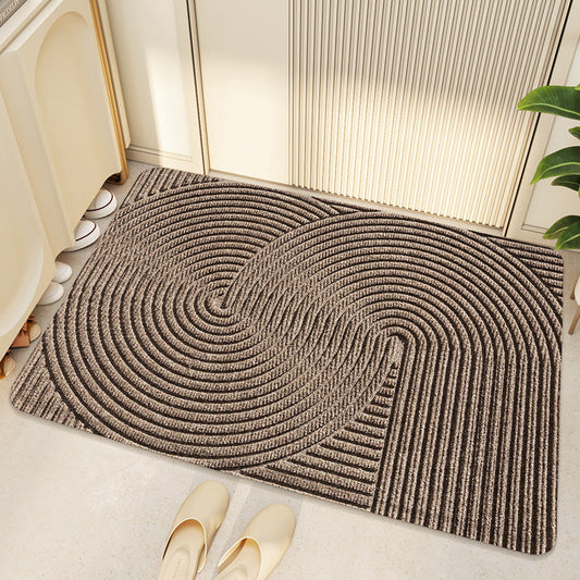 Geometric Door Mat Non Slip Indoor Outdoor Entrance Rug