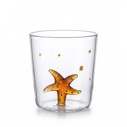 Handcrafted 3D Glass Mug Creative Animal Plant Drink Cup