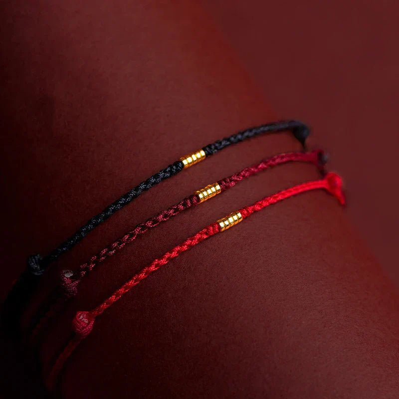 Handmade Spiritual Bracelet Adjustable Woven Meditation Jewelry