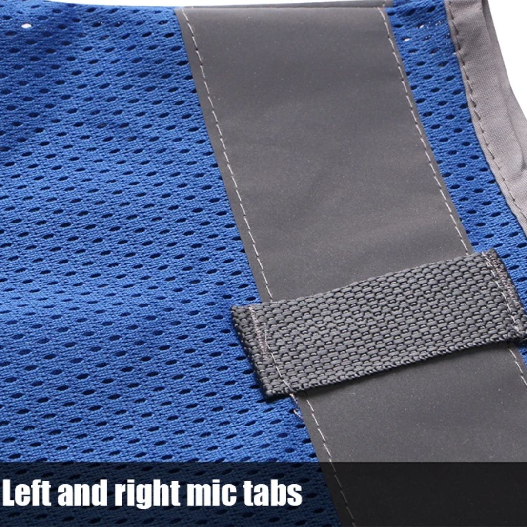 High Visibility Safety Vest Reflective Workwear Lightweight Utility Vest