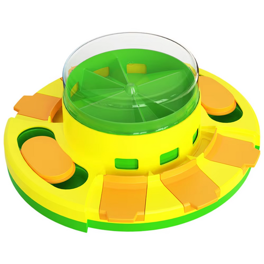 Interactive Dog Puzzle Feeder Slow Feeder Treat Dispensing Toy